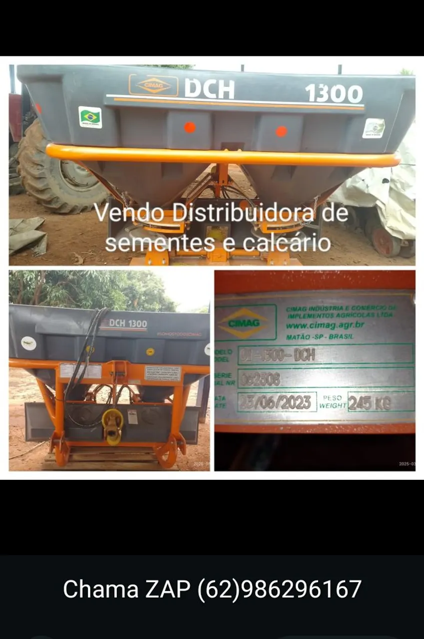Distribuidor de calcário sementes