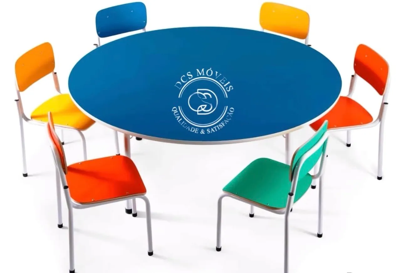 Conjunto Para infantil Mesa com cadeirinha