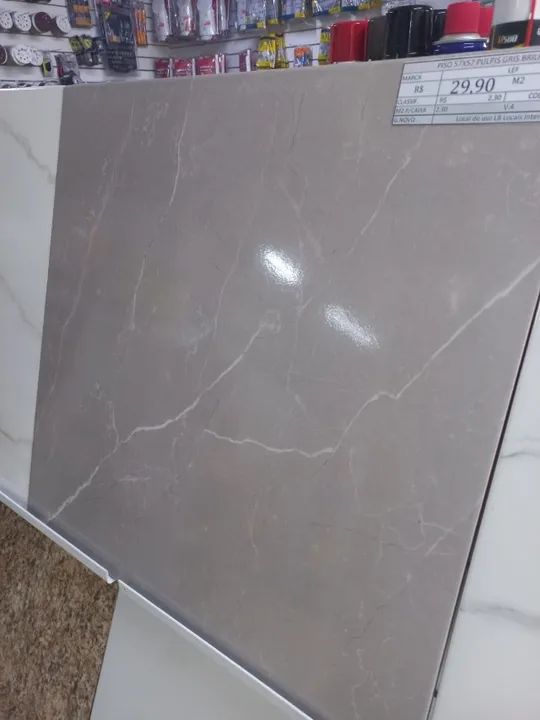 Piso 57x57 Pulpis Gris LEF - Foto 4