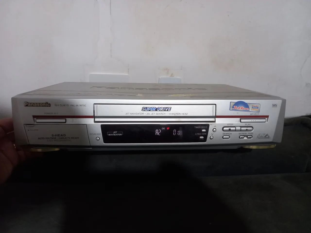 Aparelho vídeo Cassete Panasonic com defeito 