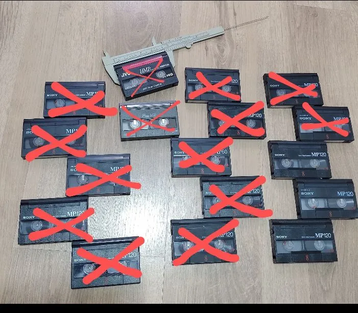 Lote de fitas VHS Sony MP 120 - Usadas
