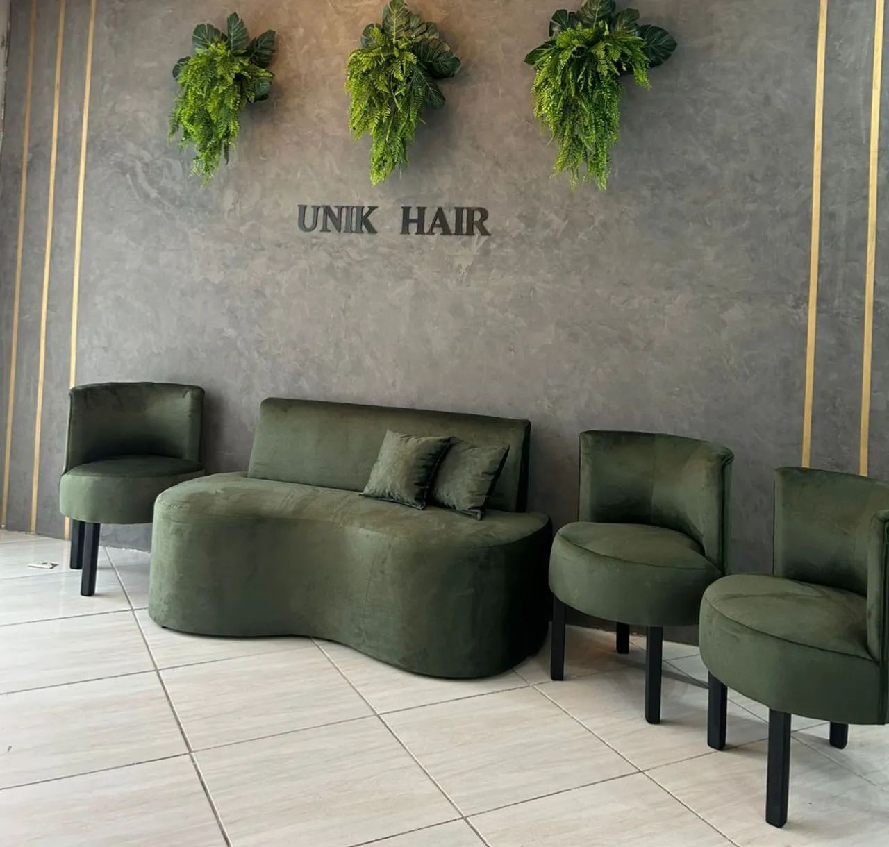 Sofá com 1.50m nos tecido boucler, factor linho ou suede  - Foto 2