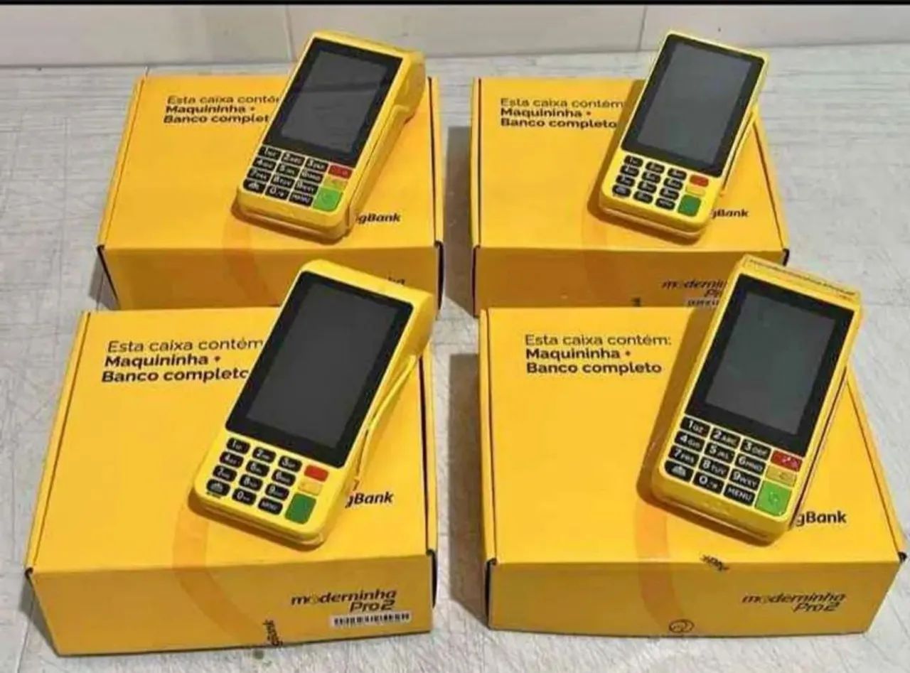 Máquina de cartão moderninha 