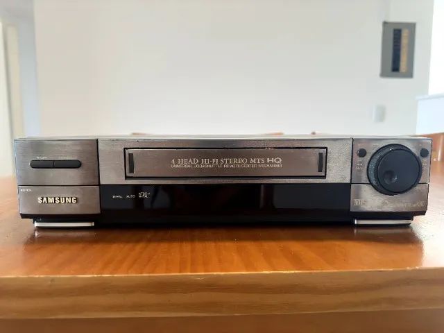 Video Cassete VHS Samsung k80 com controle e manual