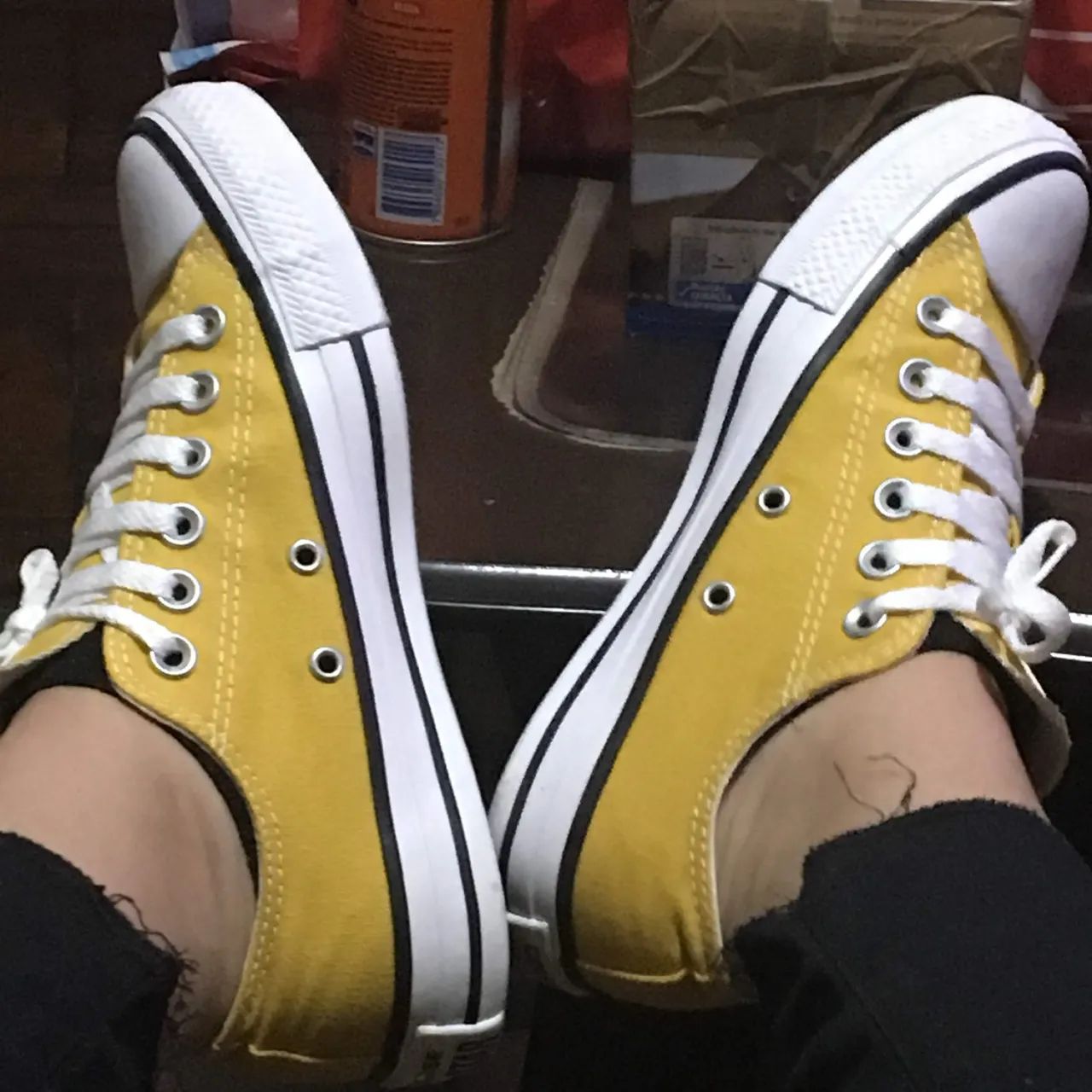 All Star Amarelo Cano Baixo  - Foto 2