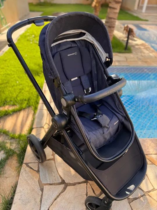 Bebê Conforto + Carrinho de Bebê - Muito novo - Foto 3