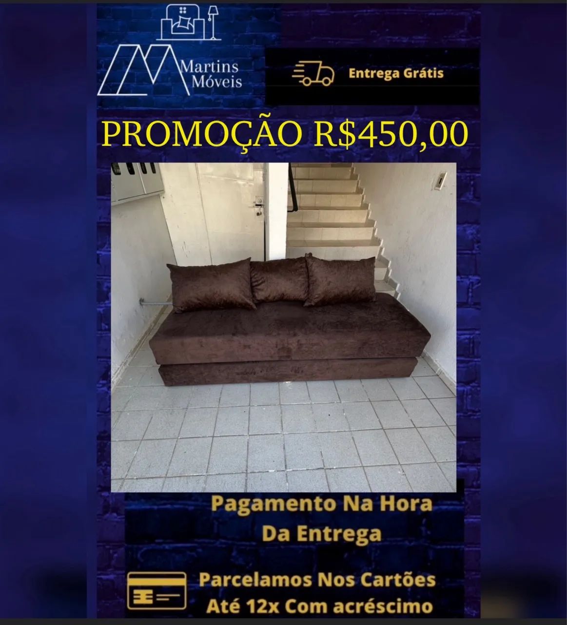 GRANDE PROMOÇÃO*SOFÁ BICAMA ENTREGA GRÁTIS ACEITA CARTÃO - Foto 4