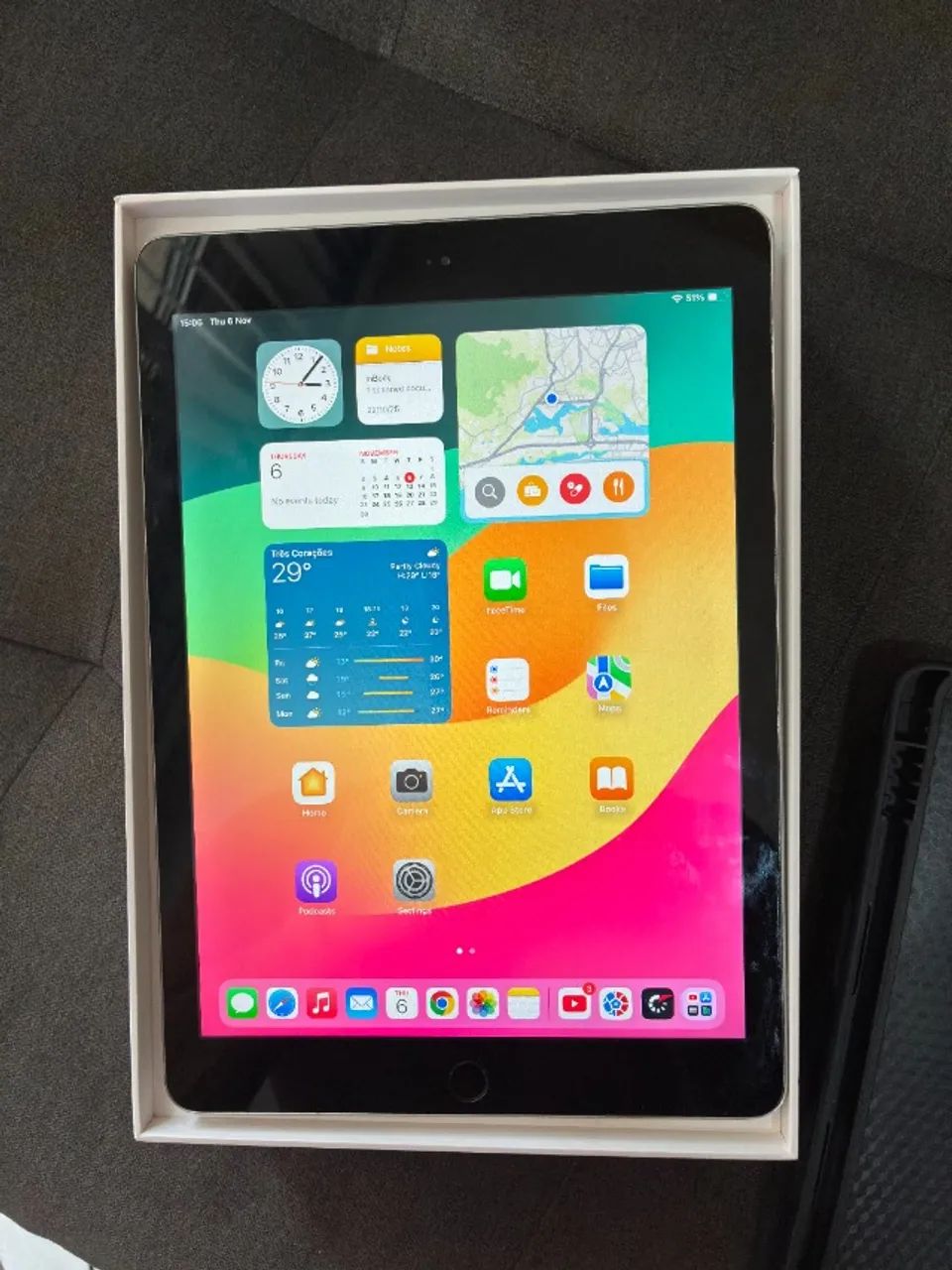 iPad 6ª Geração 32GB Wi-Fi - Cinza Espacial - Excelente estado + Caixa original - Foto 2