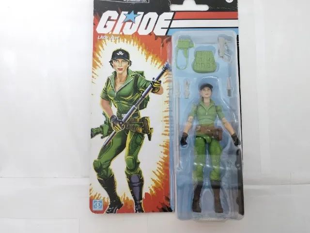 Gi Joe Lady Jaye - Hasbro (na embalagem)