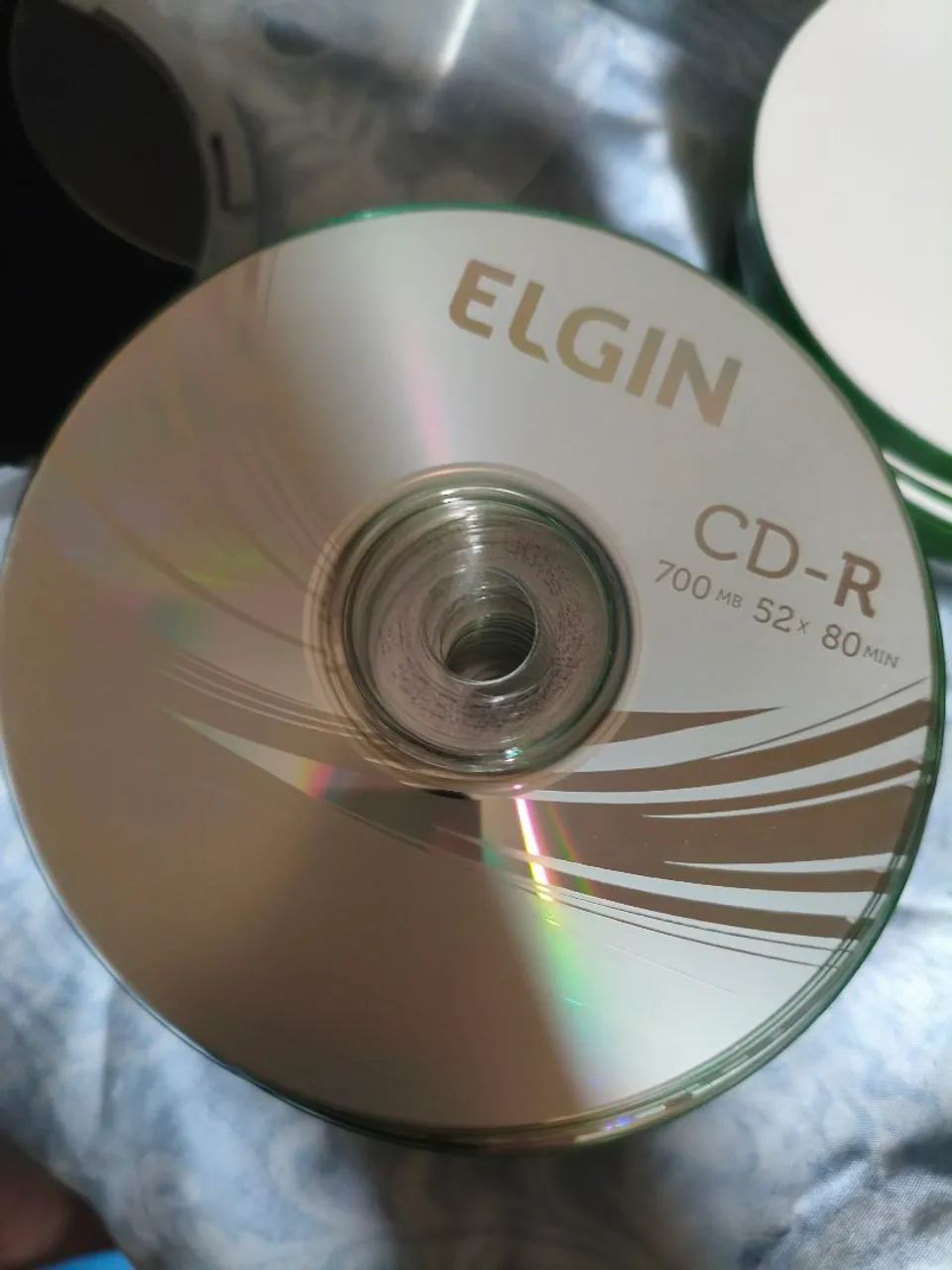 Lote CD-R Elgin 700MB - Mídia Virgem