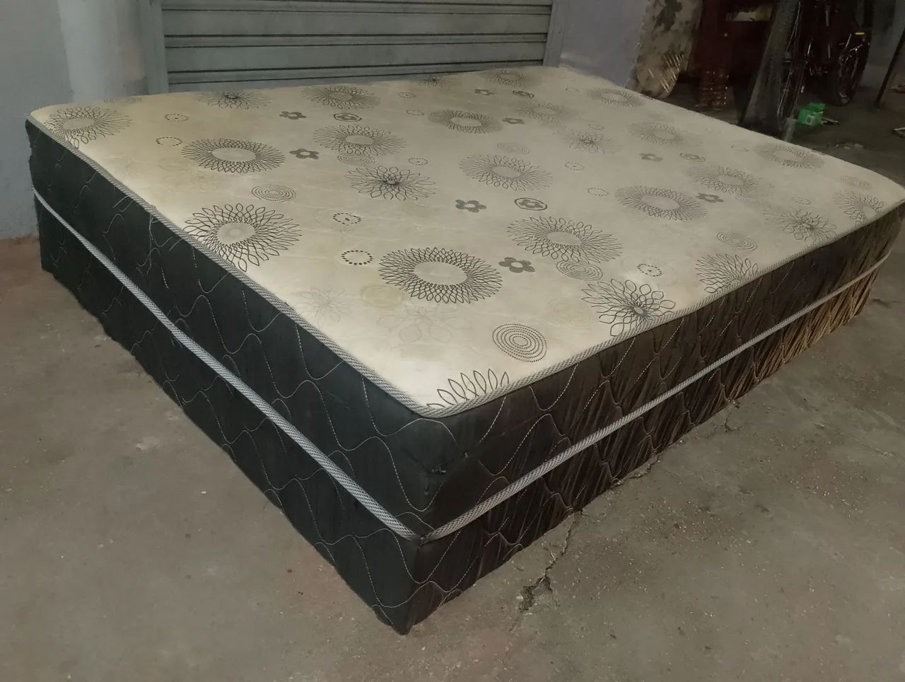 Cama box de casal espuma alta mesmo vl 330 entrego *  - Foto 2