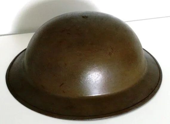 Capacete Americano Antigo em Aço, Primeira Guerra Mundial  - Foto 5