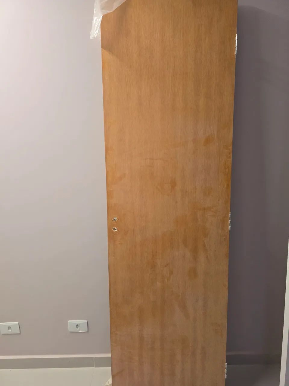 Porta de banheiro de madeira  - Foto 3