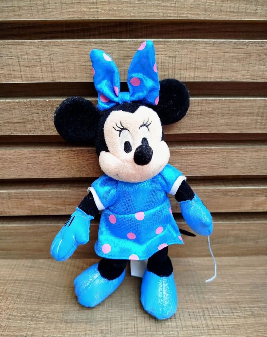 Pelúcia Minnie Mouse Azul Disney  - Foto 2