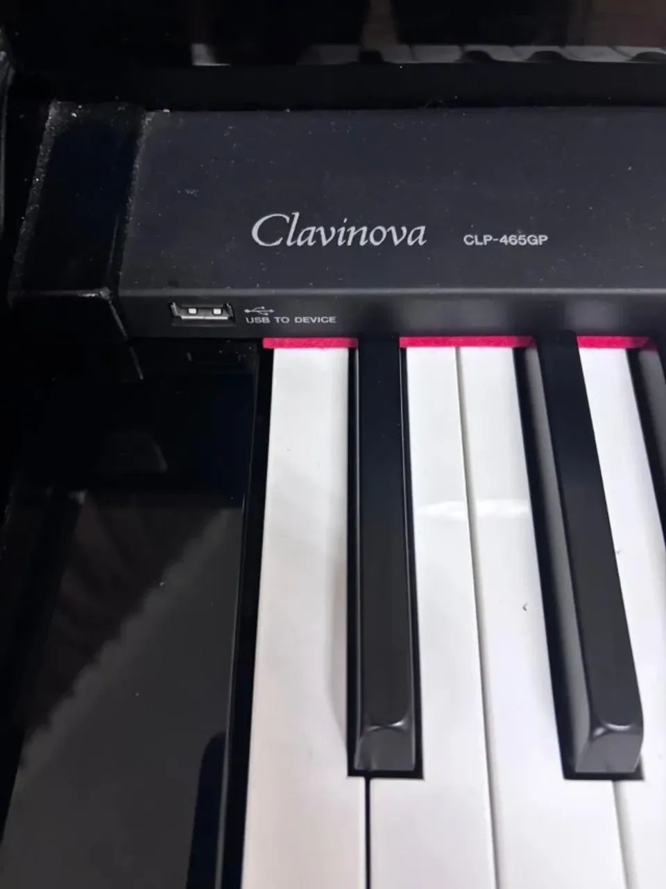 Piano Clavinova Yamaha de cauda CLP-465GP 1/2 Cauda (preto polido) - Foto 2