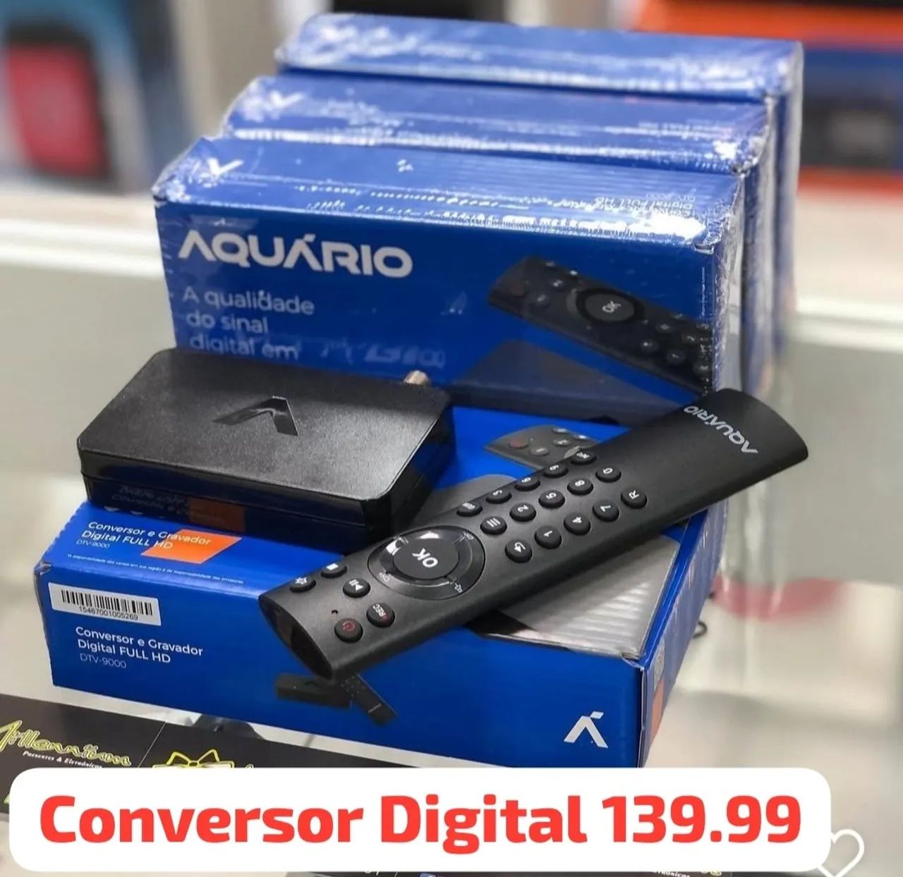 Conversor Digital Aquário DTV-9000