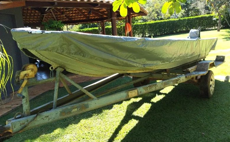 BARCO 5M, MOTOR Suzuki 15 HP Eletrico, CARRETA - Foto 5