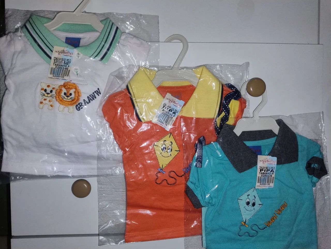  Conjunto Infantil Polo bebê 