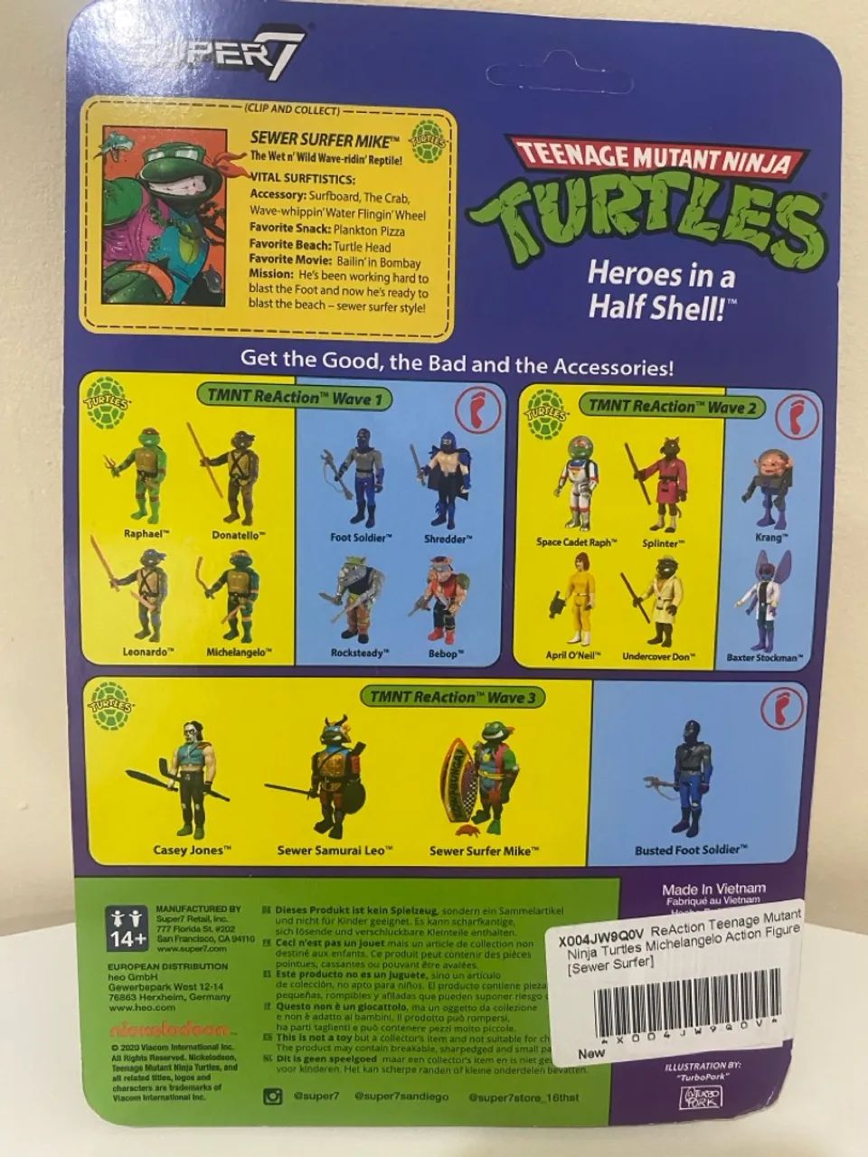 Sewer Surfer Mike - Tartarugas Ninja TMNT ReAction | Super764728148054145124