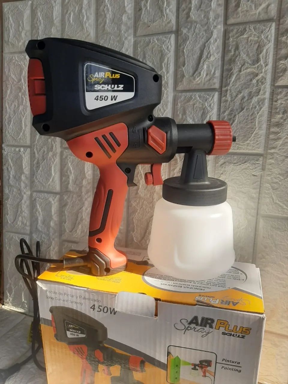  Pistola de Pintura Pulverizadora - modelo Air Plus Spray 450W  - Foto 2