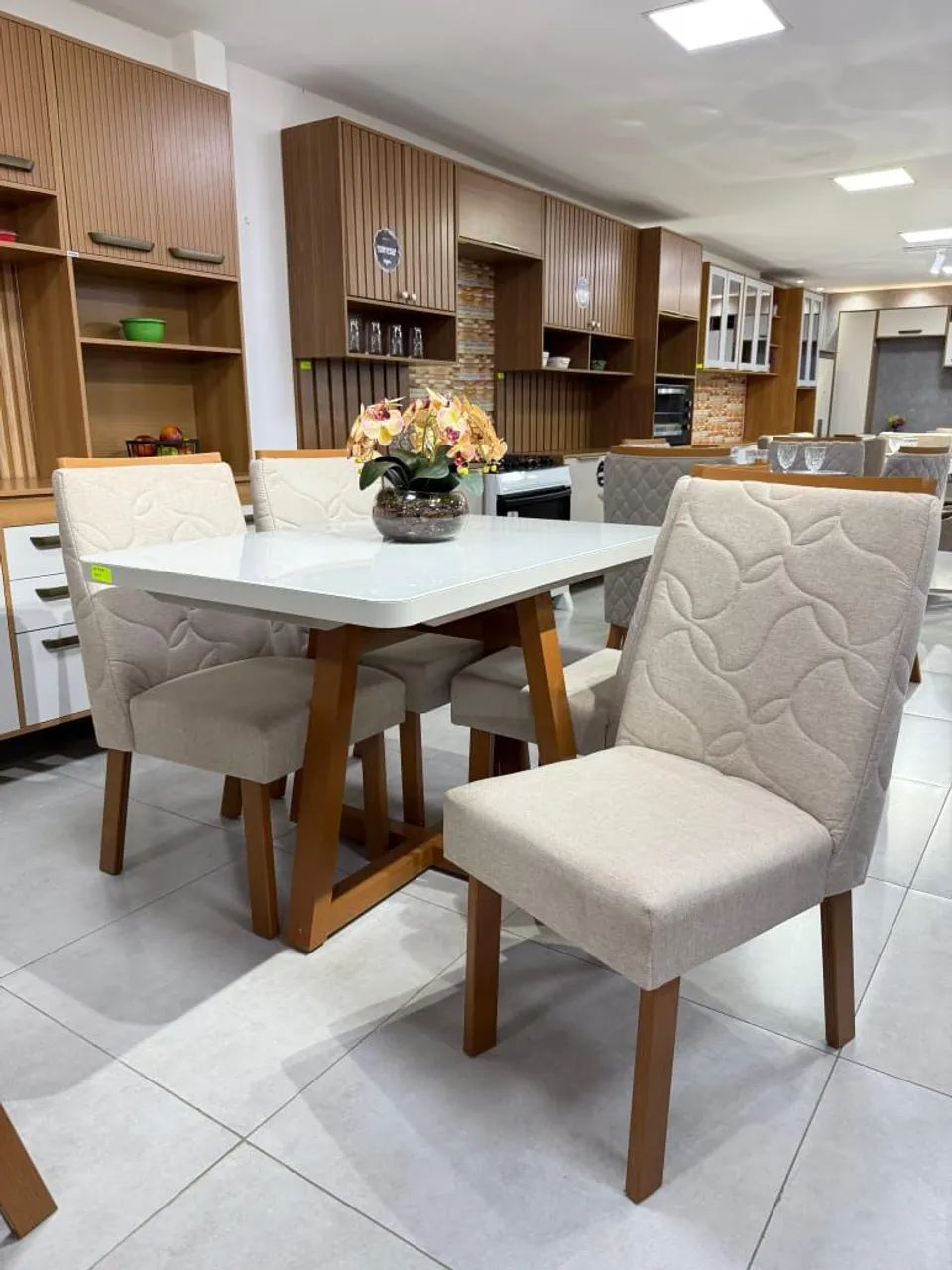Mesa de jantar Lara MDF 120x80 - Foto 2