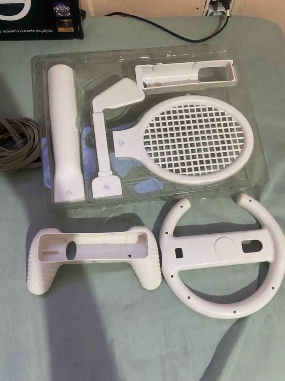 Nintendo Wii Desbloqueado com 8 jogos e acessórios. - Foto 3