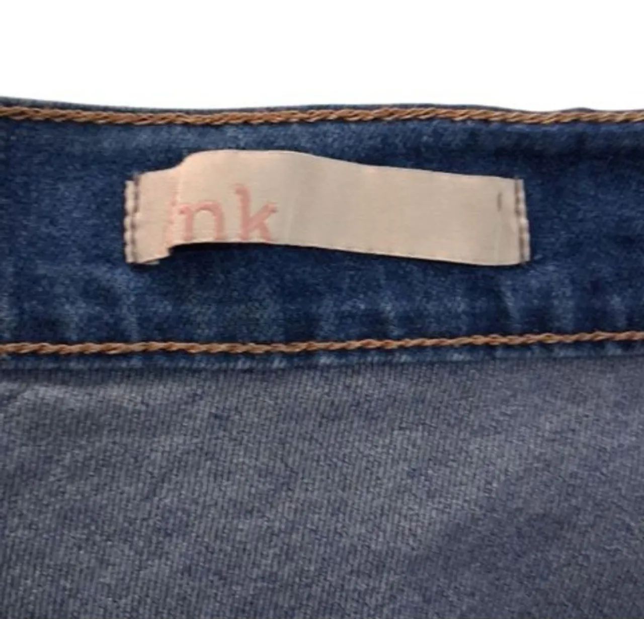 blusa cropped ombro único jeans ink - Foto 4