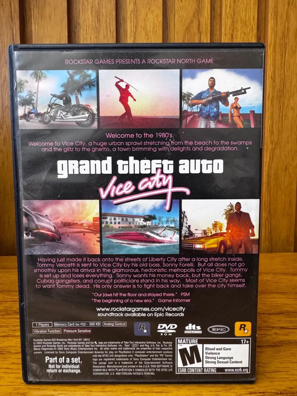 Grand Theft Auto: Vice City - PS2 - Jogos de Vídeo Game - Jardim