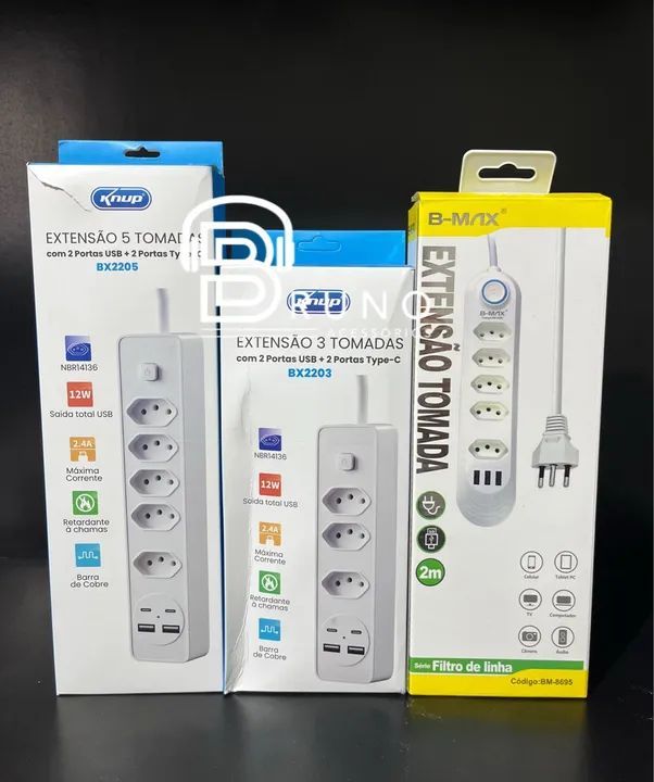 Extensões inteligentes Knup e B-Max