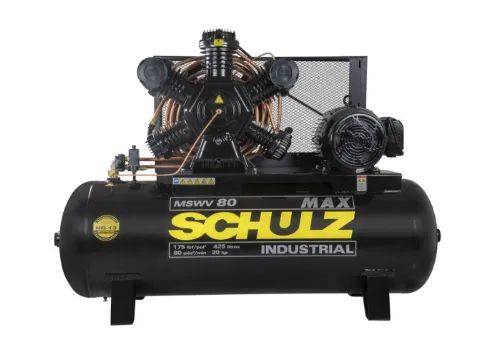 CompressCompressor Schulz - Mswv 80/425 Max MTB - 80 Pés 425 Litros 175 Libras 220/380v or