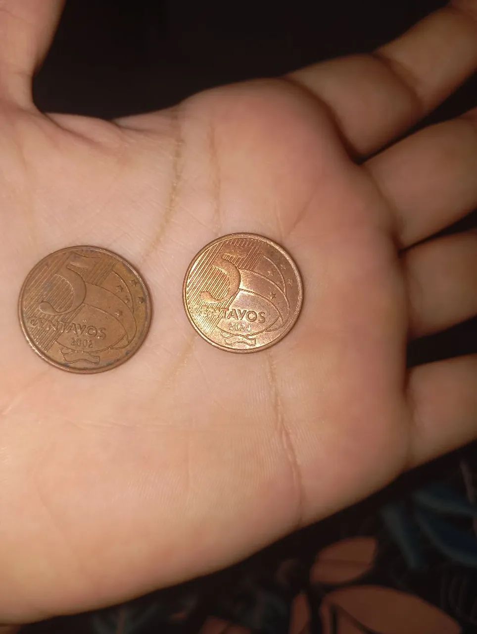 Moeda 5 centavos 