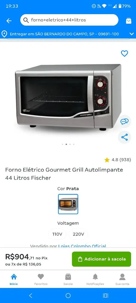 Forno elétrico gourmet 44 litros Fischer - Foto 2