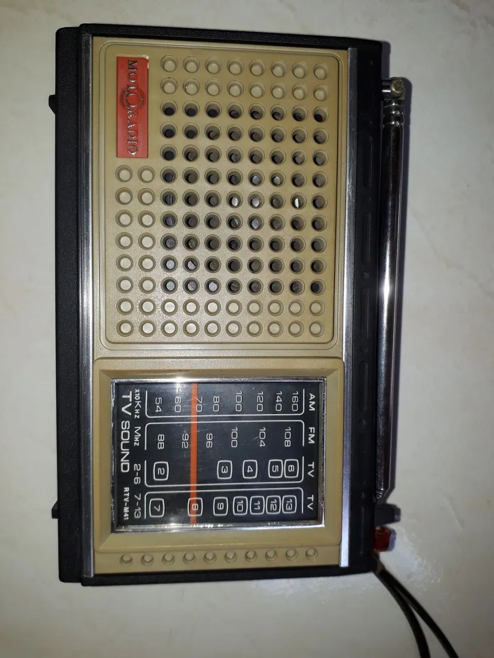  motoradio antigo 3 faixas com fm