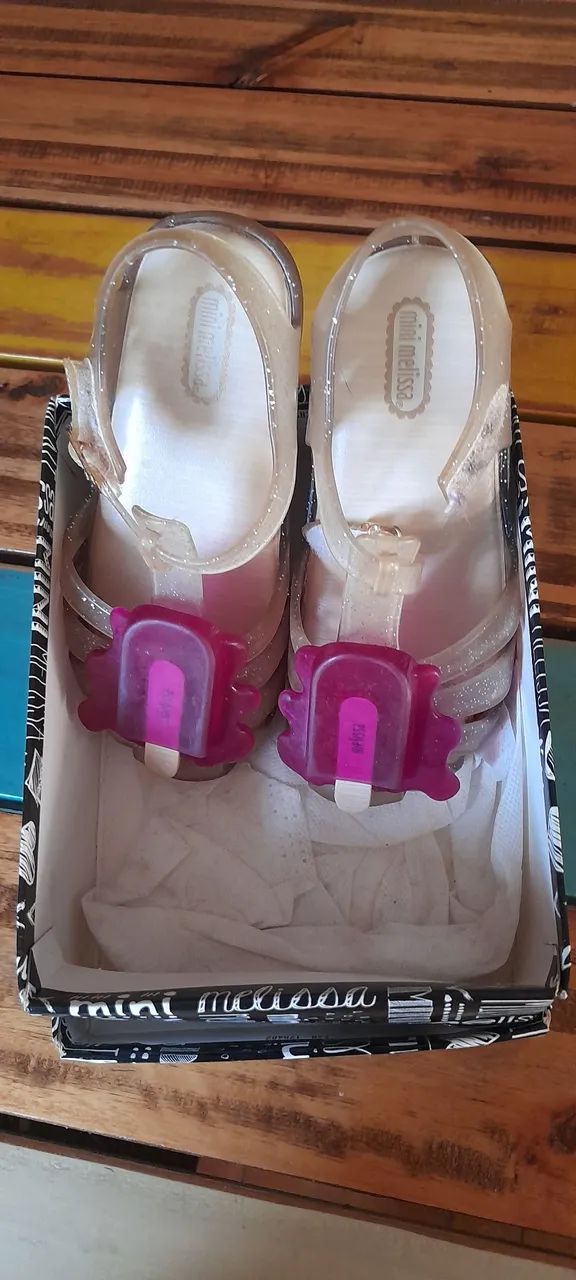 Sandálias Melissa Infantil com Sorvete - Novas! - Foto 4