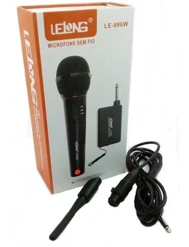 Microfone Sem Fio LeLong LE-996W