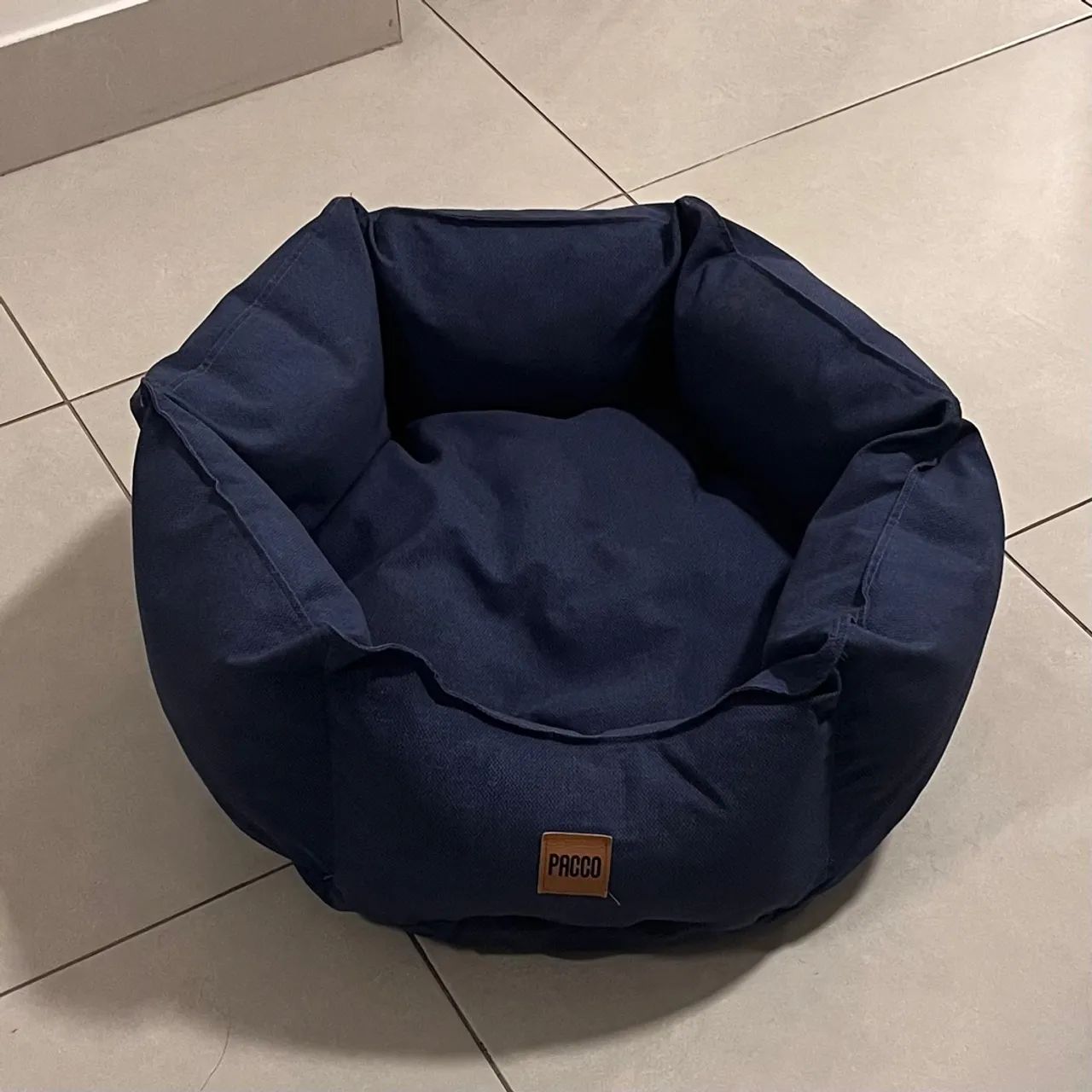 Cama Hexagonal Nicho Azul Marinho Impermeável - Foto 2