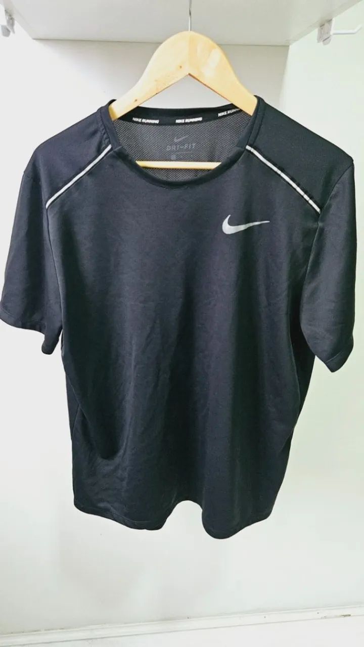 camiseta nike dryfit preta tam g