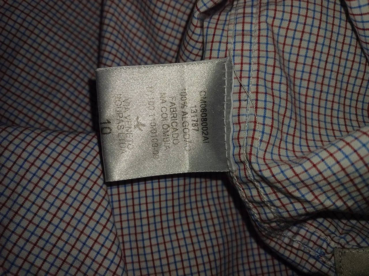 Camisa Xadrez Infantil Brooksfield semi-nova  - Foto 4