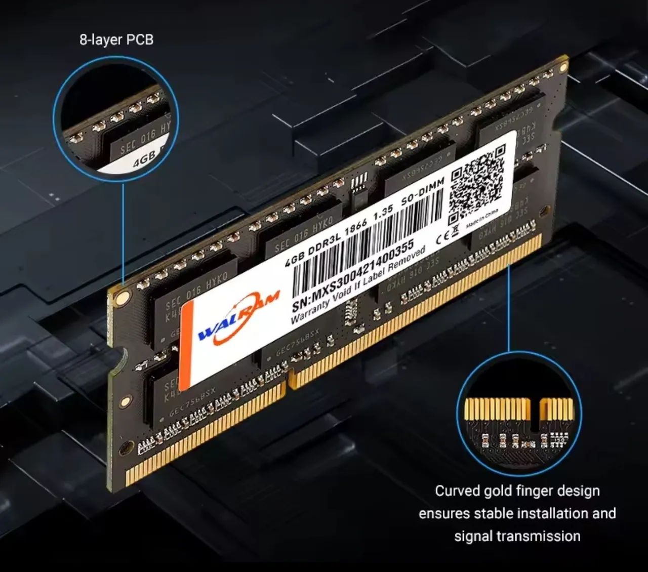 Memória ram DDR4 8gb 2666mhz walran notbook  - Foto 2