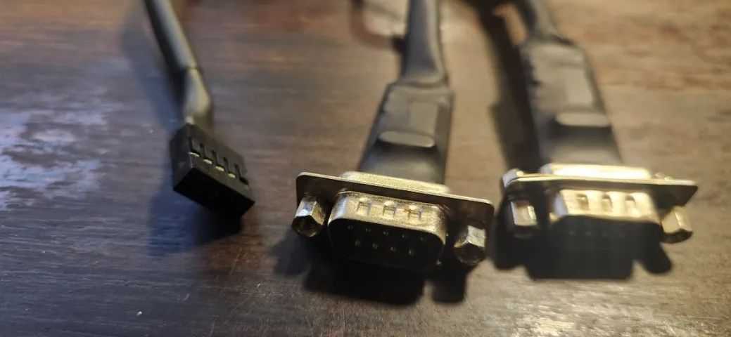 Conversor de USB interno para 2 saídas seriais RS232