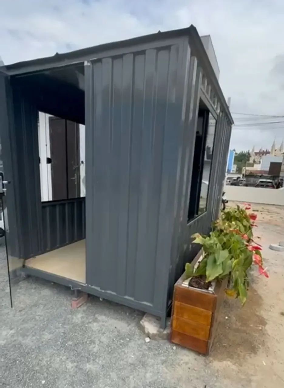 Containers guarita e banheiro desmontável para canteiro de obra - Foto 3