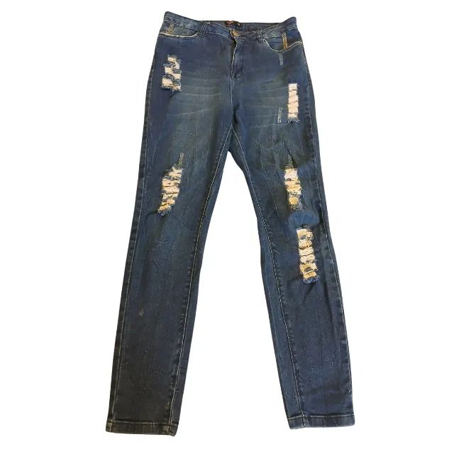Calça Jeans Feminina Destroyed Marisa - Foto 4