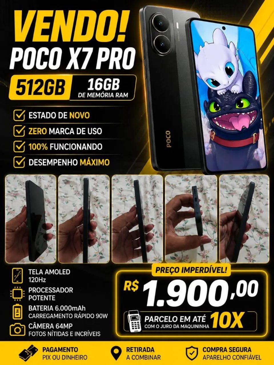 Celular poco X7 pro 