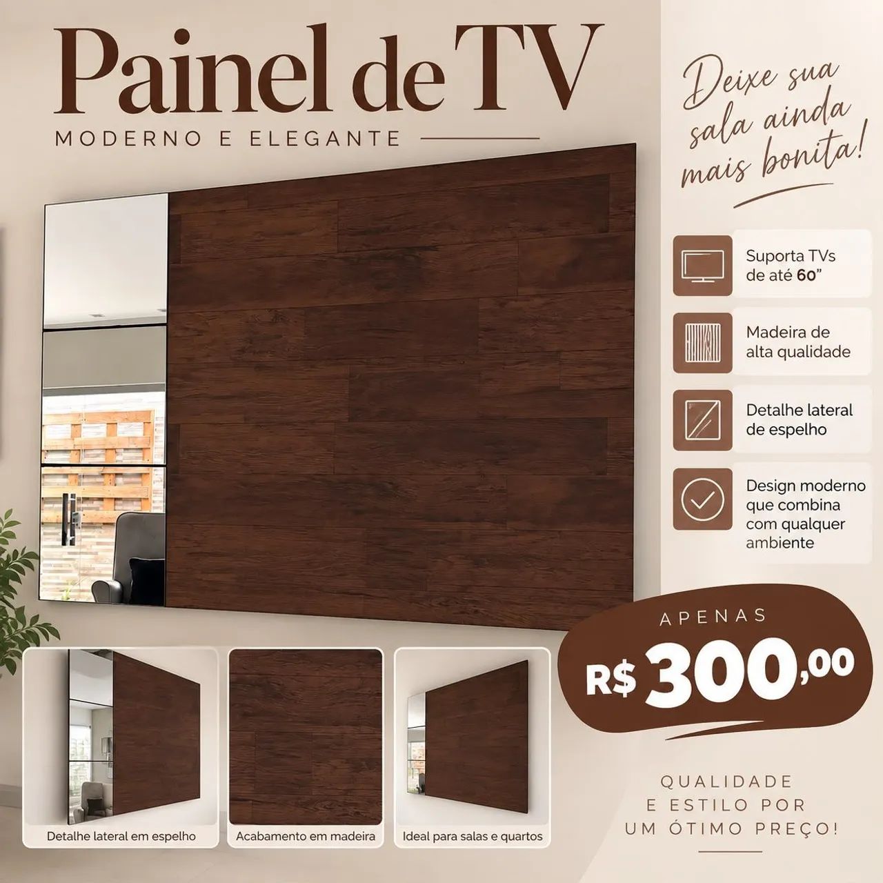 Vendo painel TV grande 