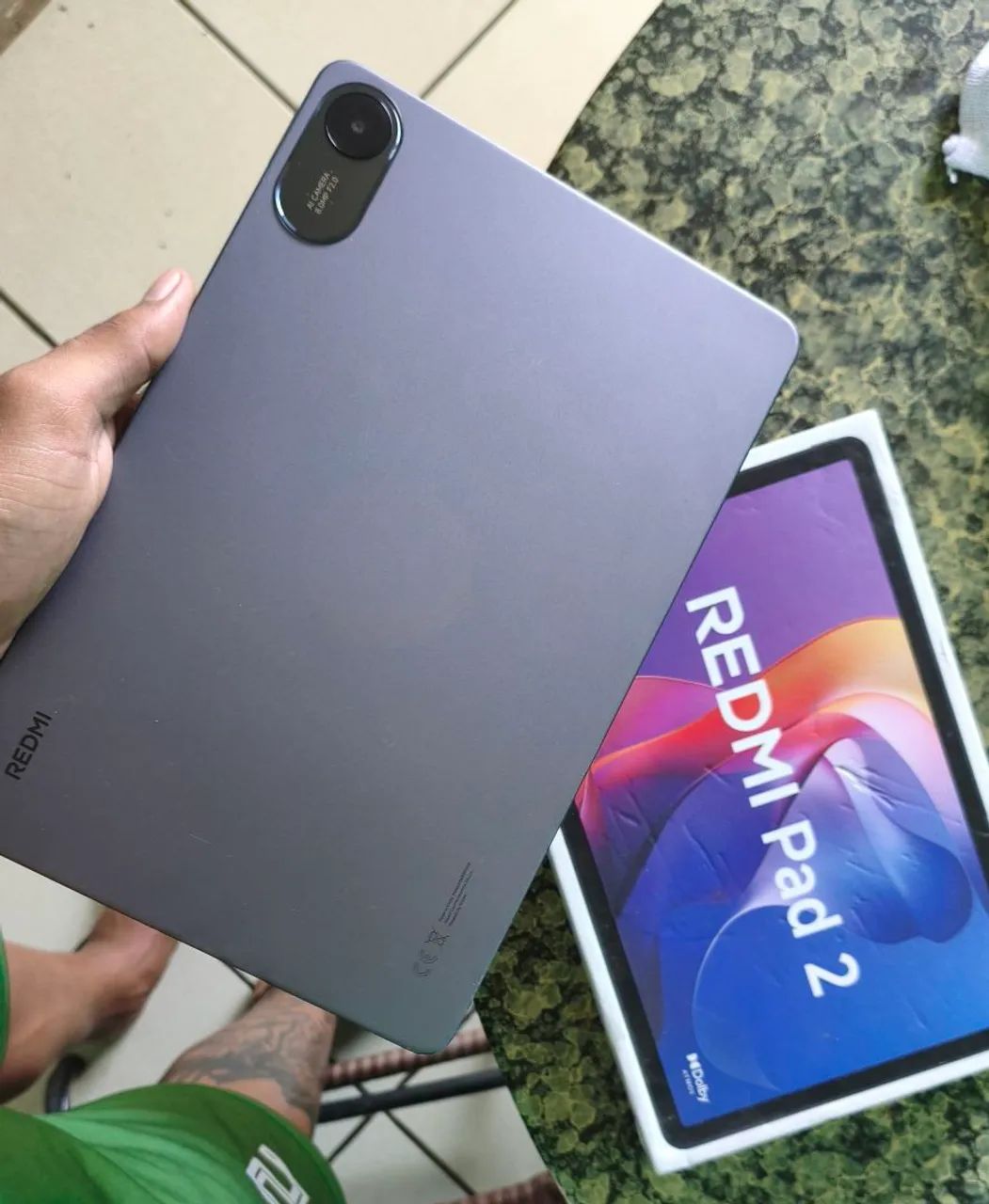 Tablet redmi pad 2, 256gb 8gb de ram, impecável.