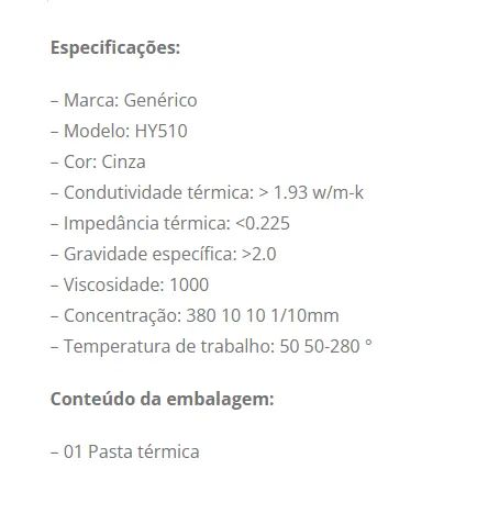 Pasta Térmica Prata 30g HY510 - Foto 2