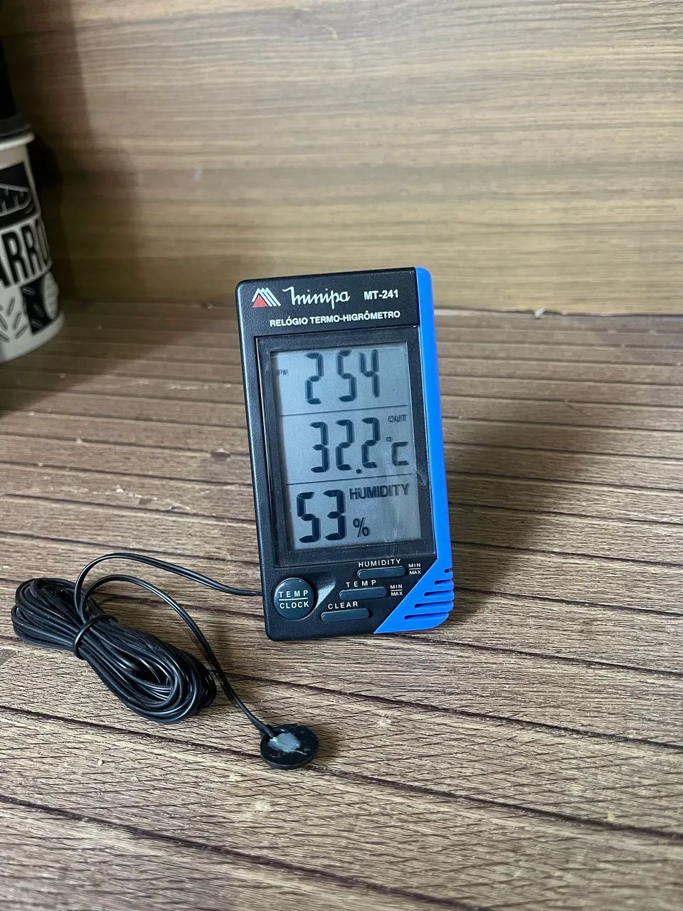 Termo higrômetro digital minipa