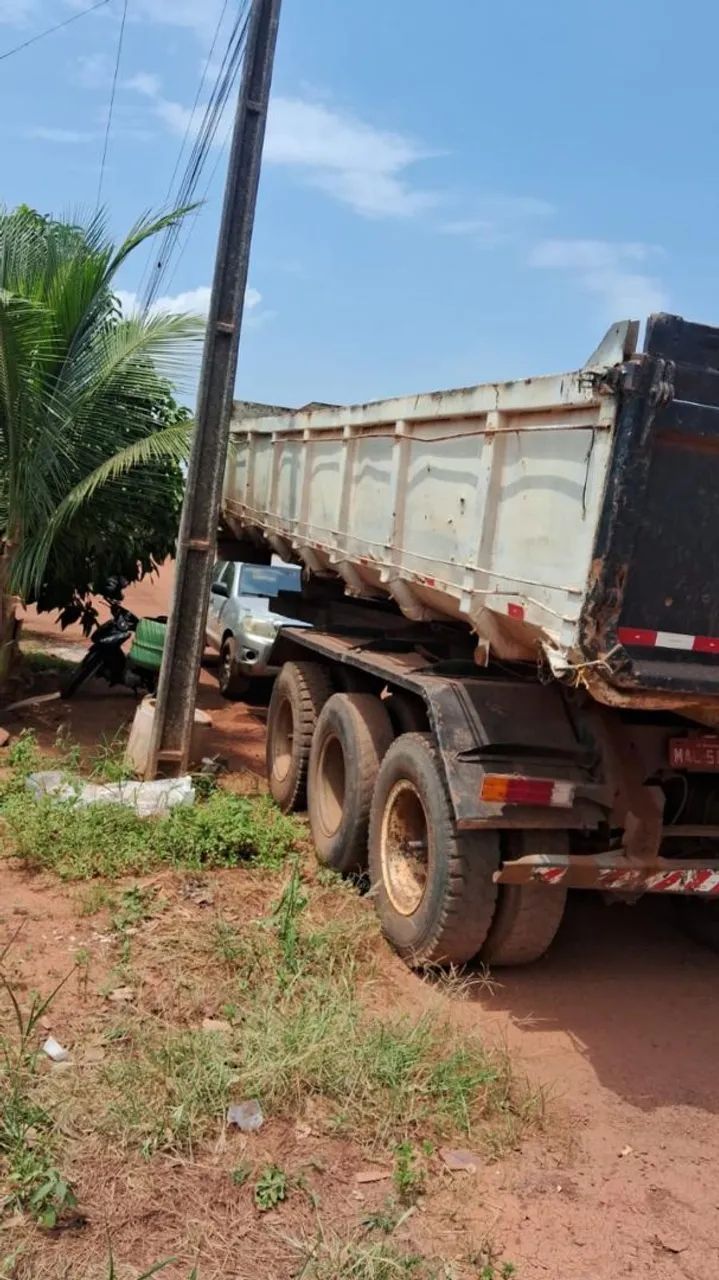 Carreta 3 eixos, caçamba - Foto 4