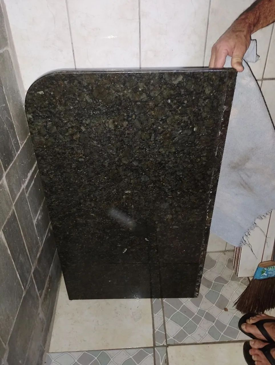 Bancada de granito.