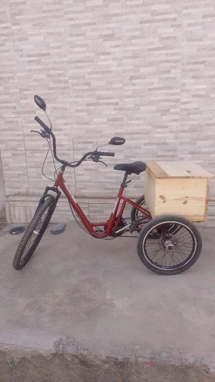 Triciclo com macha Shimano 